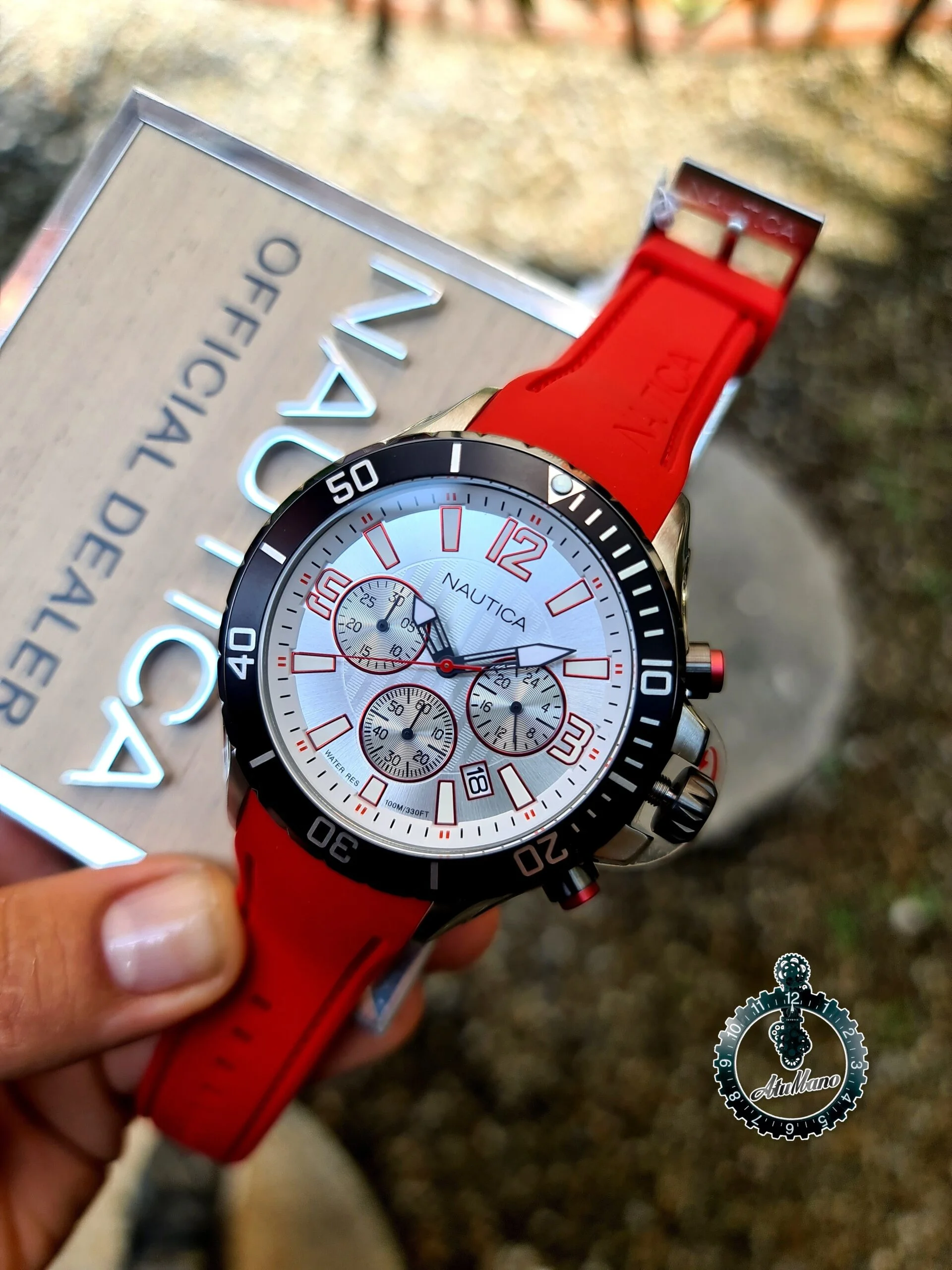 Reloj nautica online rojo