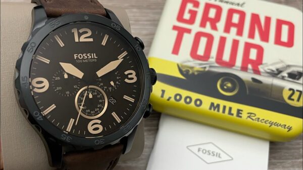 Reloj Fossil (JR1487) Nate Cuarzo Cuero - Imagen 3