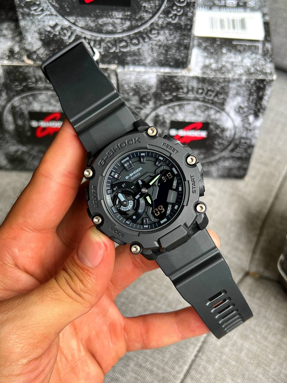 Reloj G-Shock para Hombre (GA2200BB-1A) 1 Reloj G-Shock para Hombre (GA2200BB-1A)