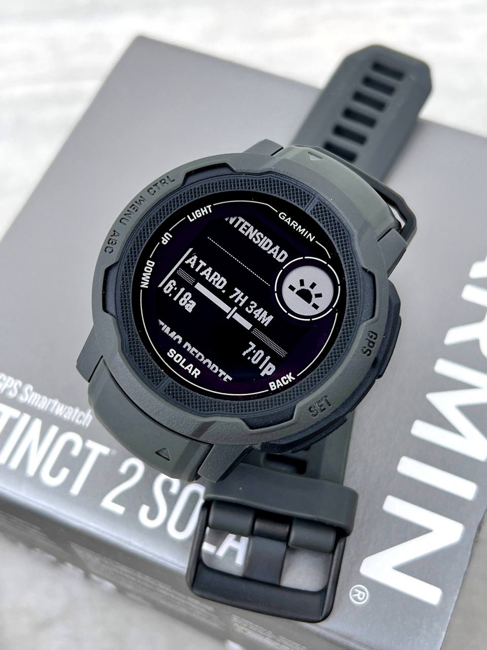 Garmin Instinct® 2 Solar  Reloj inteligente resistente con GPS
