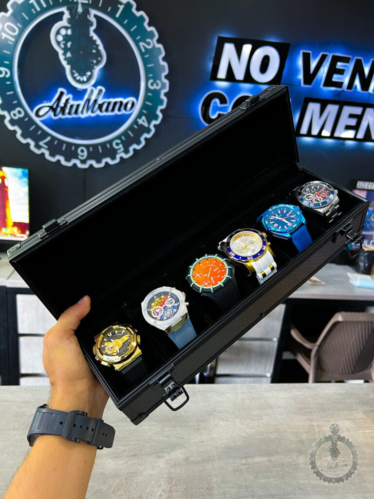 Relojera de lujo 6 puestos
