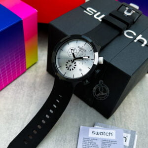 Reloj Swatch (SB02B404) Chequered Silver