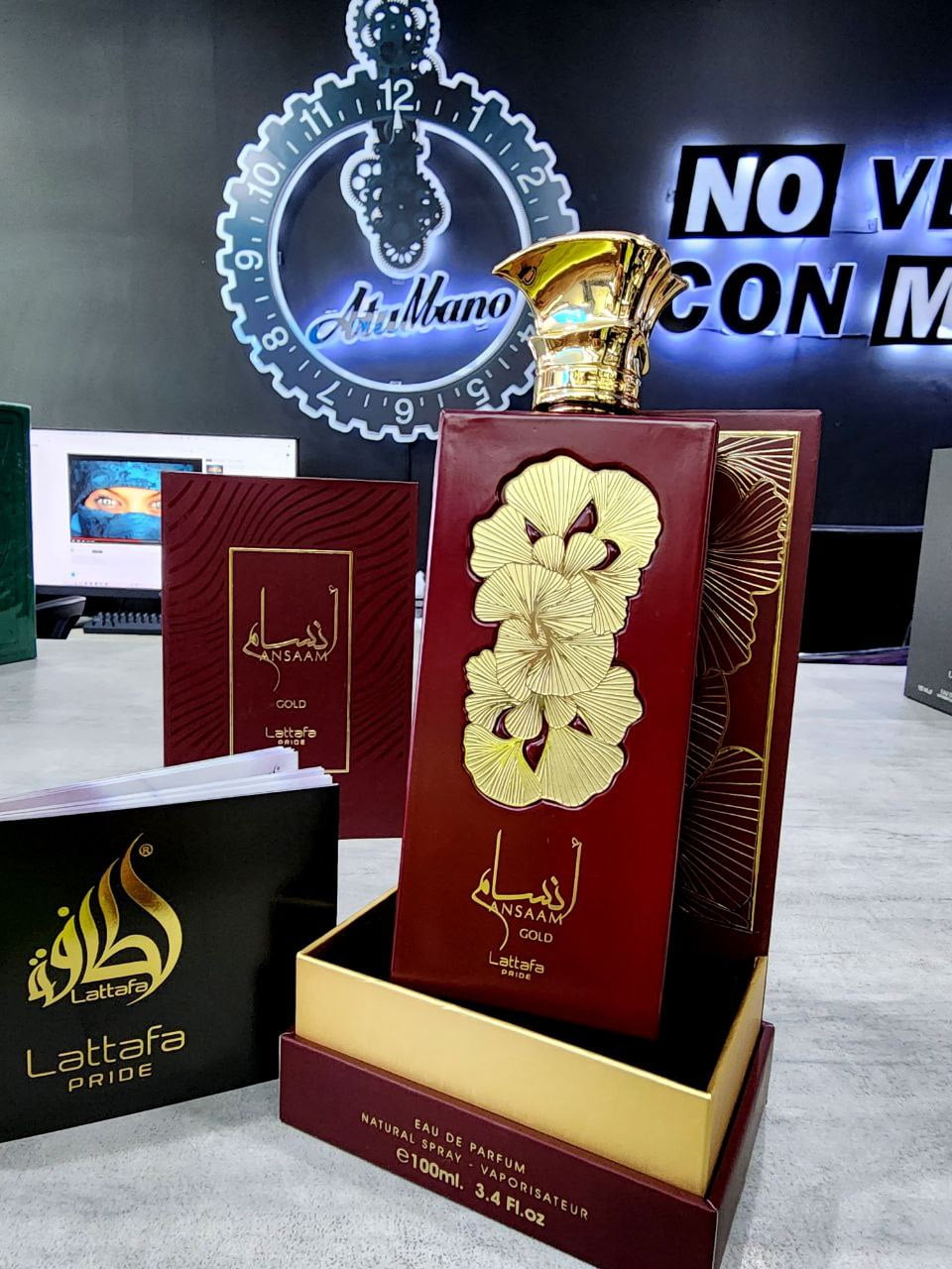Perfume de lujo Lattafa Pride Al Qiam Gold - Atumano