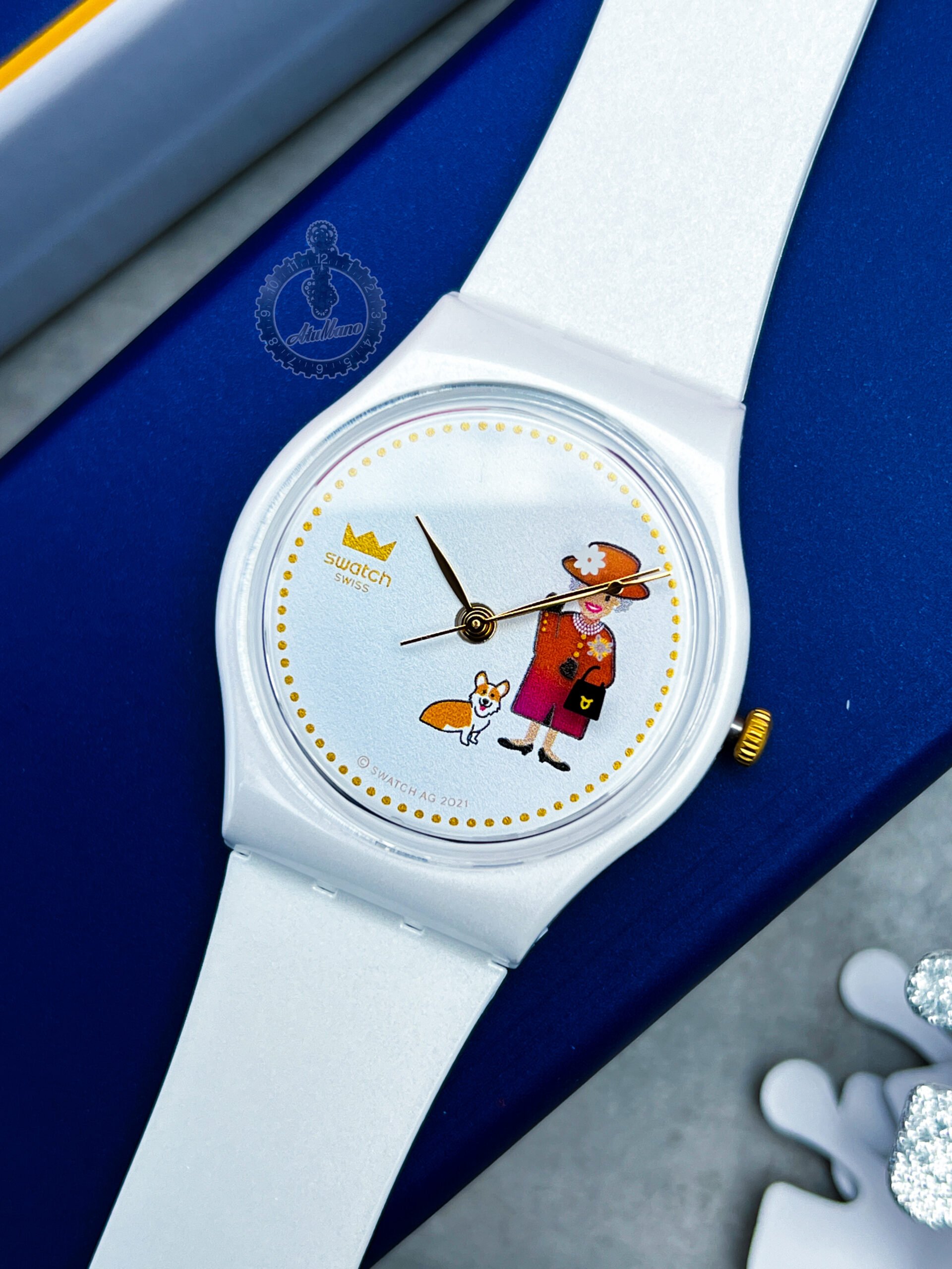 Reloj Swatch (GZ711) Hou Majestic Reina Isabel - Atumano