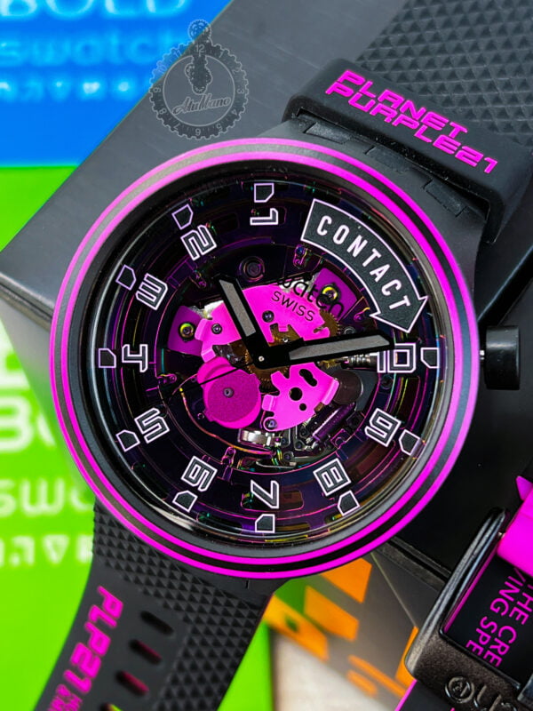 Reloj Swatch (SB01B126) TouchDown Planets doble manilla - Imagen 3