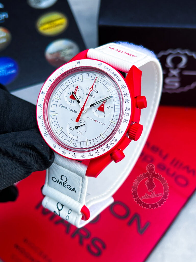 Reloj Swatch x Omega (SO33J100) MoonSwatch Mission to the Mars