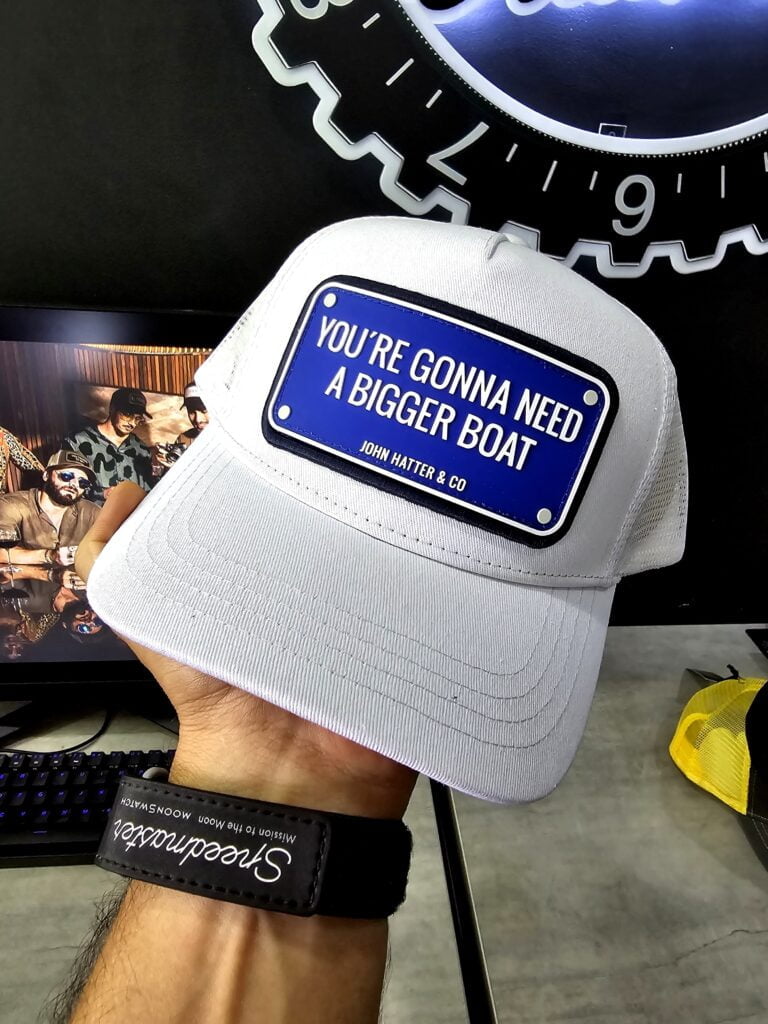 Gorra de lujo John Hatter You´re Gonna Need a Bigger Boat - Vas a Necesitar un Barco mas Grande Ruber