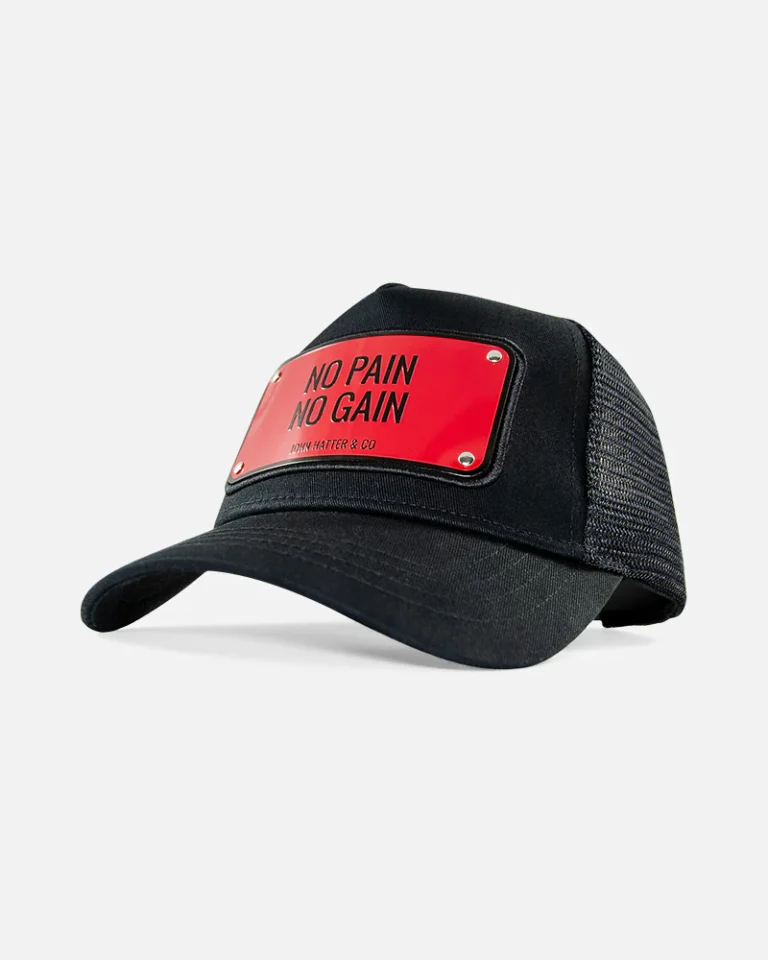 Gorra de lujo John Hatter No Pain No Gain - Sin Dolor No hay Ganancias Aluminio LIQUIDACIÓN