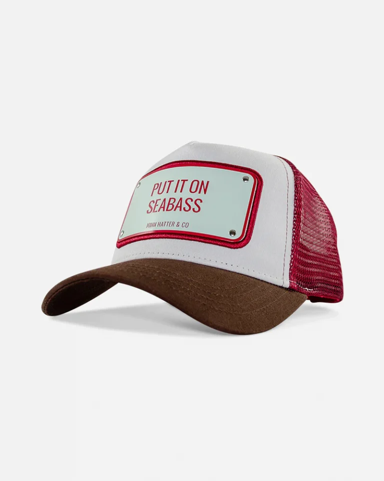 Gorra de lujo John Hatter Put it on Seabass - Ponlo en la Lubina Aluminio LIQUIDACIÓN