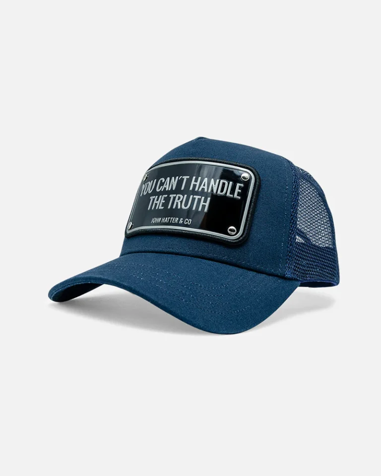 Gorra de lujo John Hatter You Cant Handle the Truth - No Puedes Manejar la Verdad Aluminio