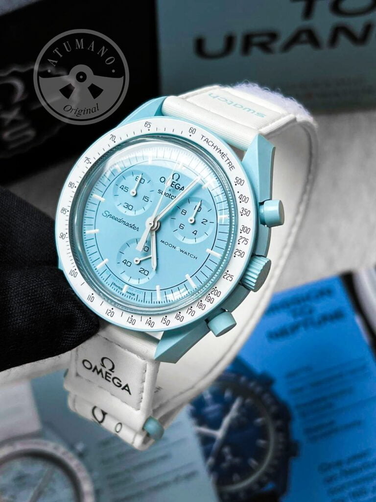 Reloj Swatch x Omega (SO33L100) MoonSwatch Mission to Uranus