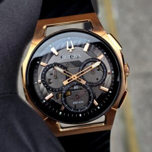 Reloj Bulova Curv (98A185) Cuarzo de alto rendimiento cronógrafo curv