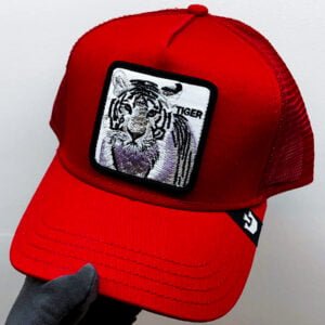 Gorra de lujo Goorin Bros Tiger Tigre Roja