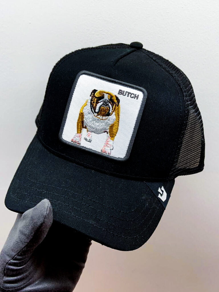 Gorra de lujo Goorin Bros Butch Perro Negra