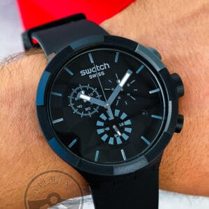 Reloj Swatch (SB02B400) Big Bold Checkpoint Black