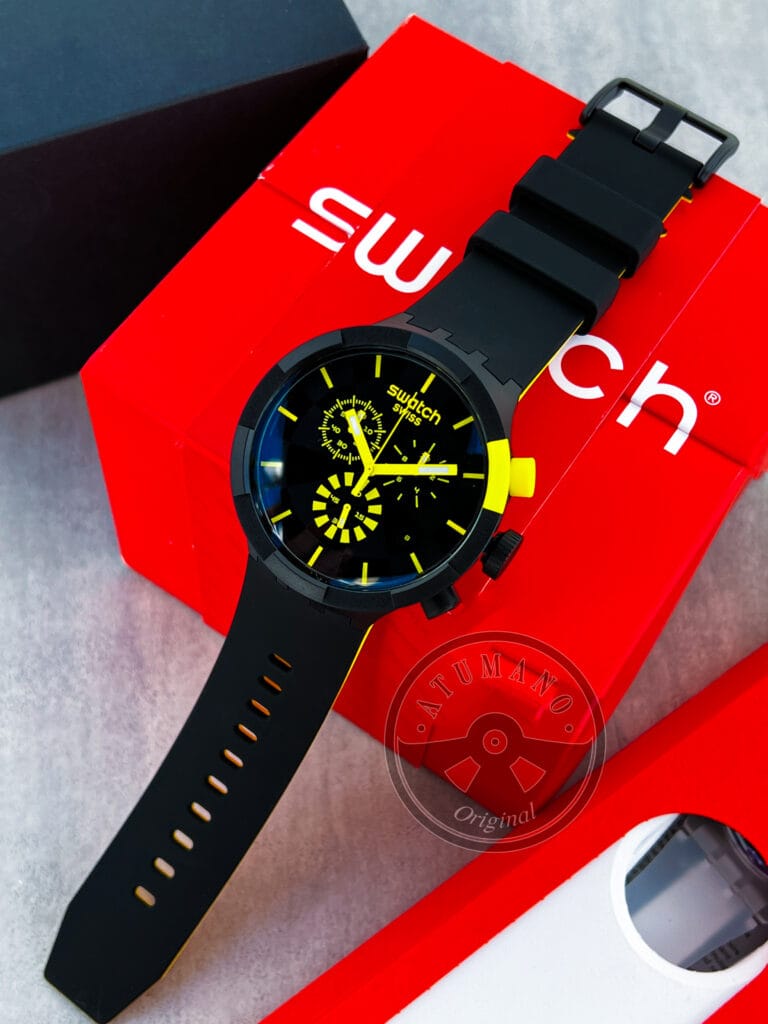 Reloj Swatch (SB02B403) Checkpoint Yellow
