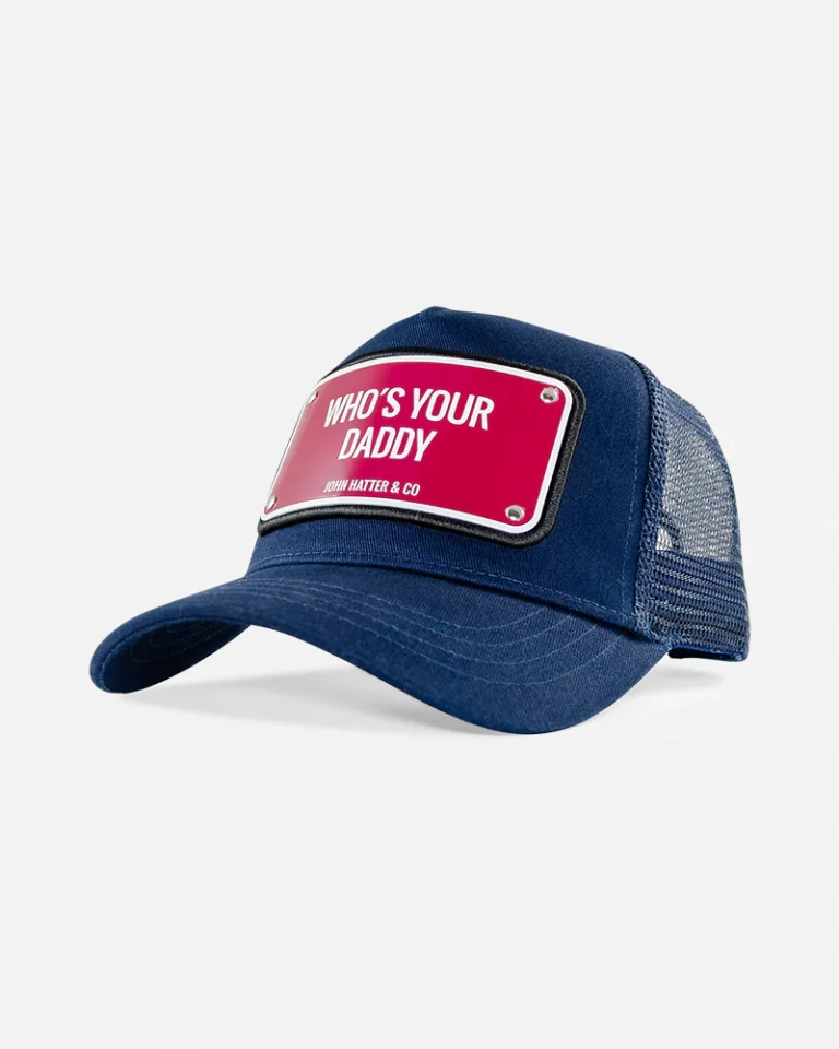 Gorra de lujo John Hatter WHO'S YOUR DADDY - Quien es tu papi Aluminio