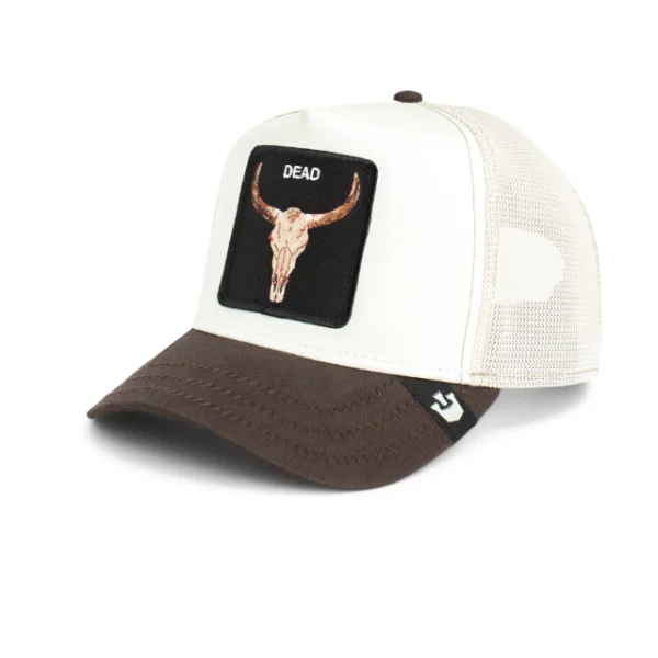Gorra de lujo Goorin THE DEAD SKULL KHAKI - NUEVA COLECCIÓN - Imagen 4
