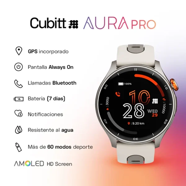 Reloj Smartwatch (Cubitt CT-AURAP8) Aura - Imagen 2