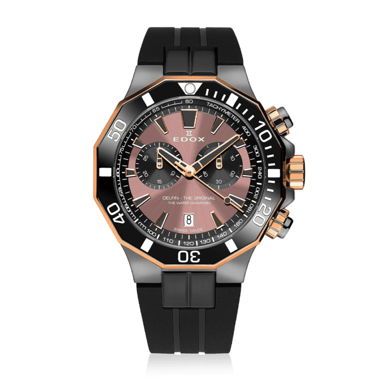 RELOJ EDOX DELFIN CRONO THE WATER CHAMPION (10112 357GRNCA BRNR)