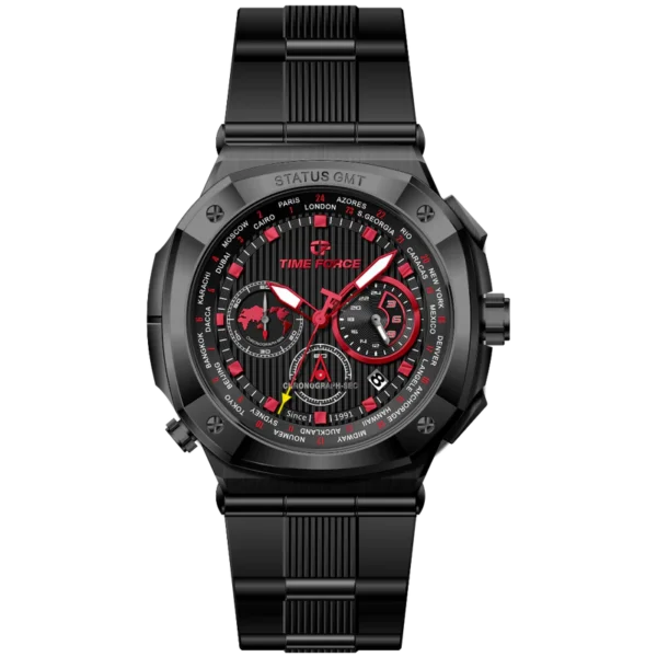 Reloj Time Force (TF5054MN-01) STATUS ELITE GMT