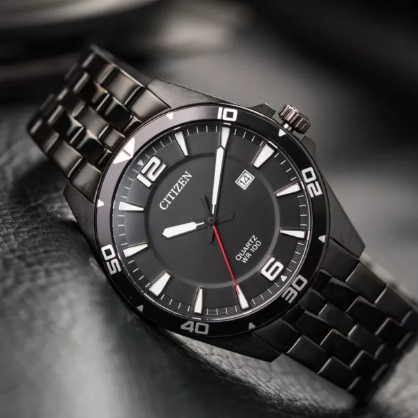 CITIZEN  (BI5055-51E) QUARTZ ALL BLACK