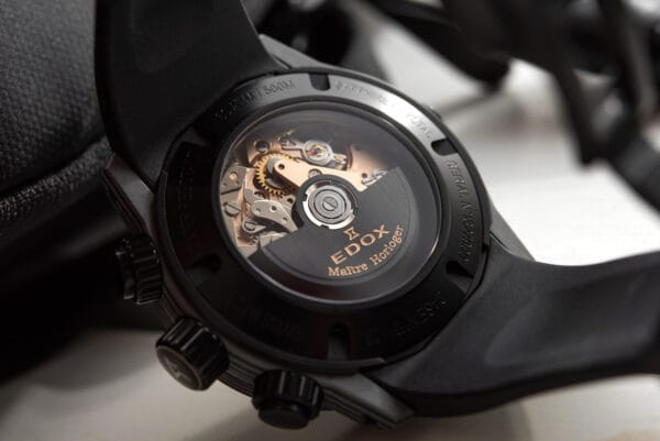 RELOJ EDOX CO-1 CARBON AUTOMATICO ( 01125-CLNGN-BUNN) - Imagen 3