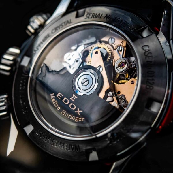 RELOJ EDOX CRONORALLY AUTOMATICO (01128 37GNNOCA GNO) TITANIO - Imagen 4