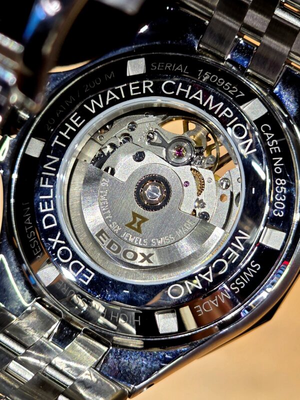 RELOJ EDOX DELFIN The Original MECANO AUTOMATIC (85303 3NM NGB) - Imagen 13
