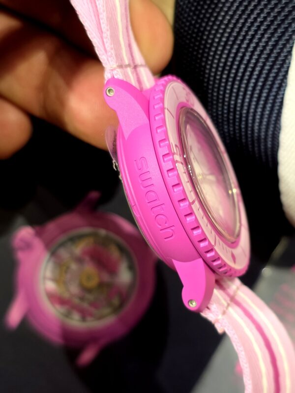 Nuevo Reloj Swatch x BlancPain (SO35P400) Scuba Fifty Fathoms PINK OCEAN - Imagen 8