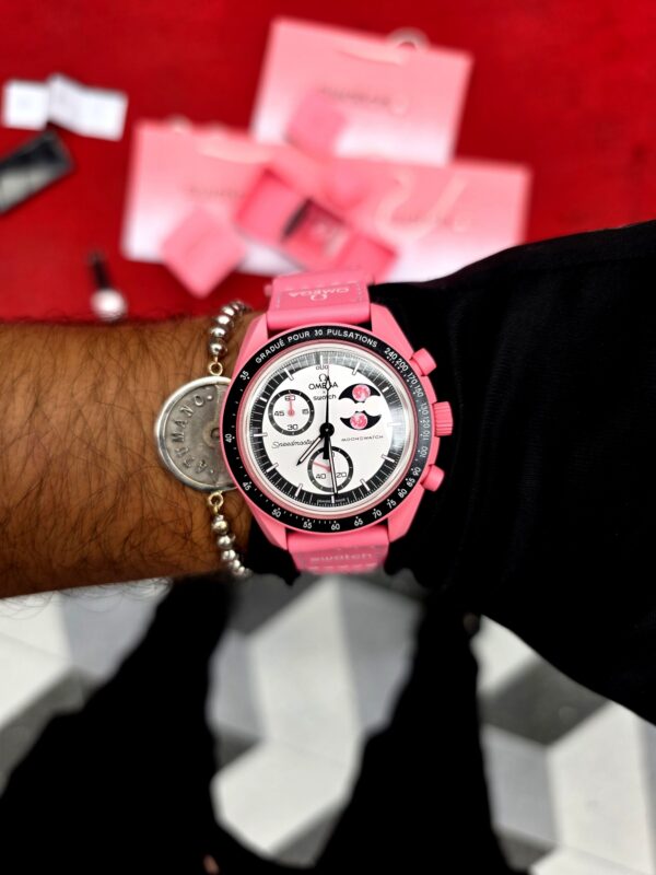 Reloj Swatch x Omega (SO33P700) MISSION TO THE PINK MOONPHASE