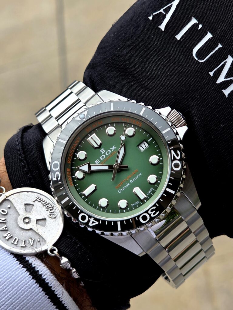 RELOJ EDOX NEPTUNIAN GRANDE RESERVE  (80801 3VM VDN) DATE AUTOMATIC