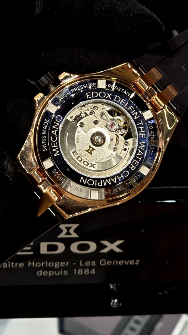 RELOJ EDOX DELFIN MECANO AUTOMATIC (85303 357RN NRN) - Imagen 6