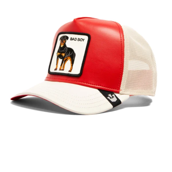 Gorra Goorin Bros THE BAD BOY CUERO RED - Imagen 2