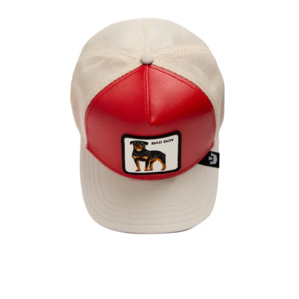 Gorra Goorin Bros THE BAD BOY CUERO RED - Imagen 3