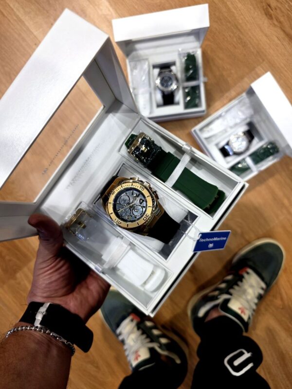 RELOJ TECHNOMARINE PARA HOMBRE(TM-124030) CRUISE SET 3 MANILLAS
