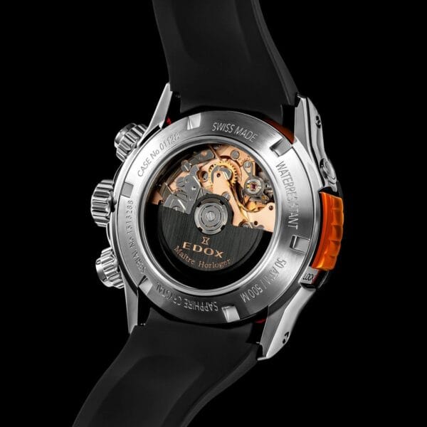 RELOJ EDOX CRONORALLY AUTOMATICO (01128 3NOCA BUIDN) TITANIO - Imagen 5