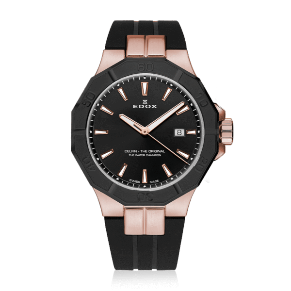 RELOJ EDOX DELFIN THE ORIGINAL (53021 37RNCA NIR) DATE - Imagen 4
