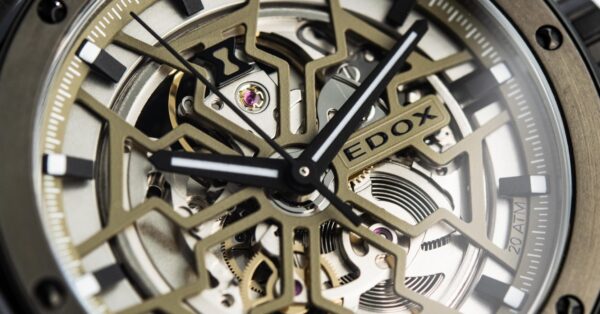 RELOJ EDOX DELFIN MECANO (85303 357GNCAV VONB) AUTOMATIC - Imagen 5