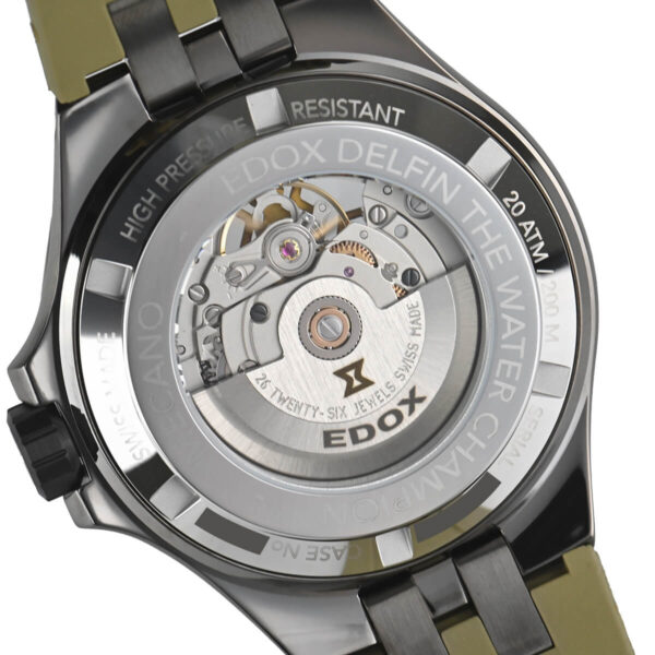 RELOJ EDOX DELFIN MECANO (85303 357GNCAV VONB) AUTOMATIC - Imagen 6