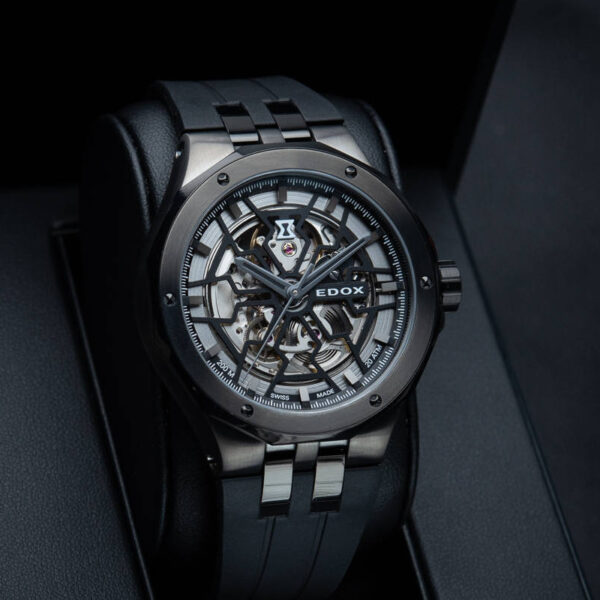 RELOJ EDOX DELFIN MECANO (85303 357GN NGN) AUTOMATIC - Imagen 2