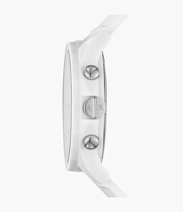 RELOJ ARMANI EXCHANGE (AX1325) CRONOGRAFO BLANCO OUTERBANKS - Imagen 4