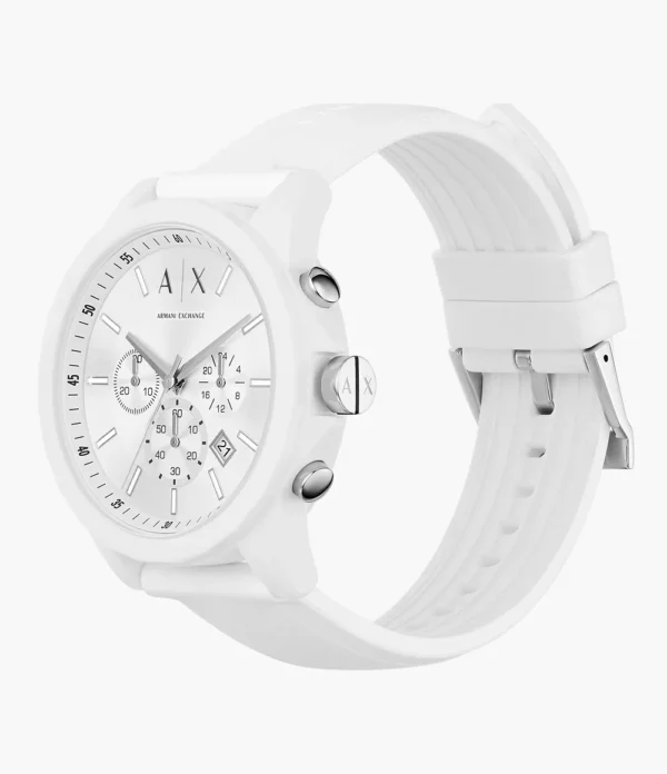 RELOJ ARMANI EXCHANGE (AX1325) CRONOGRAFO BLANCO OUTERBANKS - Imagen 2
