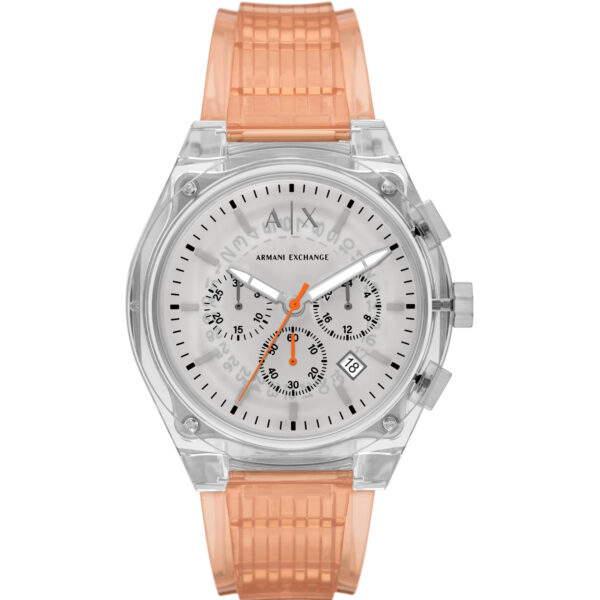 RELOJ ARMANI EXCHANGE RAFAEL (AX4164) CRONOGRAFO NARANJA - Imagen 2