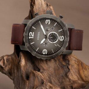 Reloj Fossil (JR1424) Nate Cronógrafo Cuero