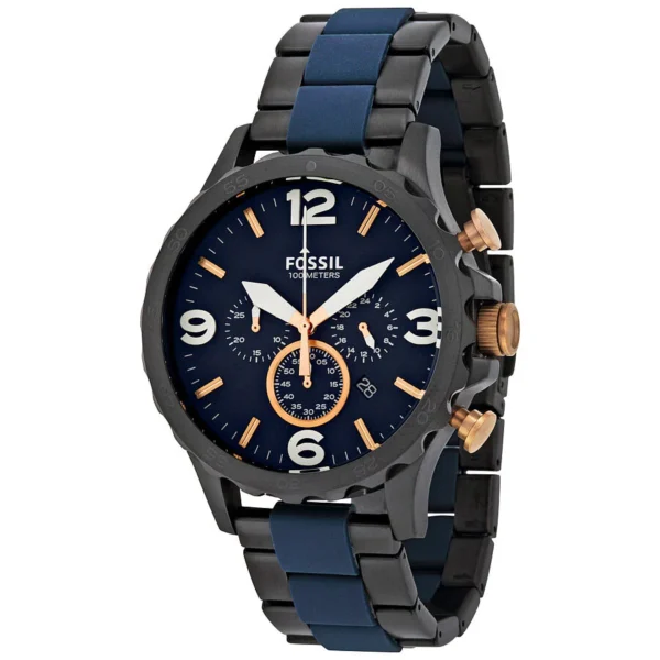 Reloj Fossil (JR1494) Nate Cronógrafo Esfera azul - Imagen 2