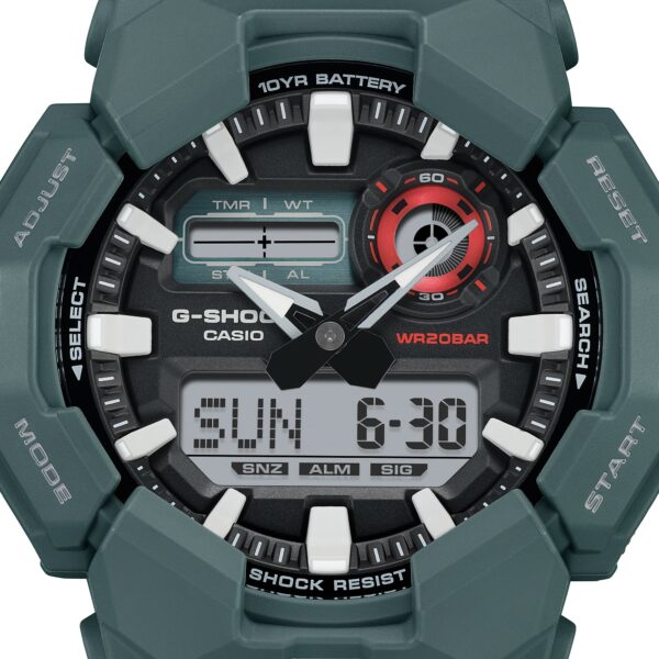 Reloj G-Shock Analógico Digital (GA-010-2ADR) - Imagen 5