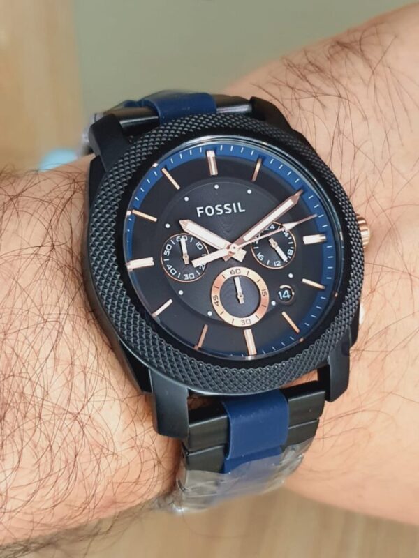 Reloj Fossil (FS5164) Machine Cronógrafo en Acero Inoxidable
