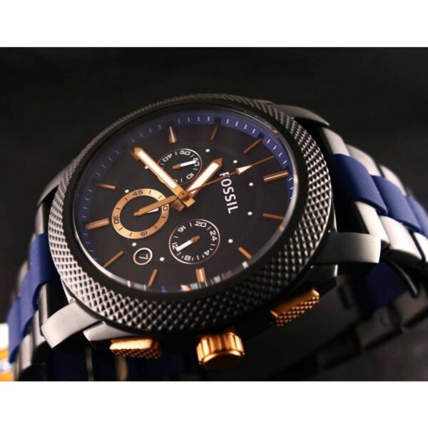 Reloj Fossil (FS5164) Machine Cronógrafo en Acero Inoxidable - Imagen 5