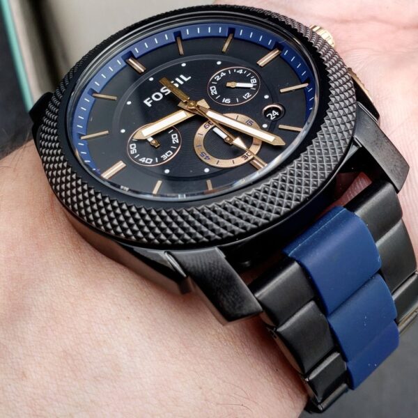 Reloj Fossil (FS5164) Machine Cronógrafo en Acero Inoxidable - Imagen 4